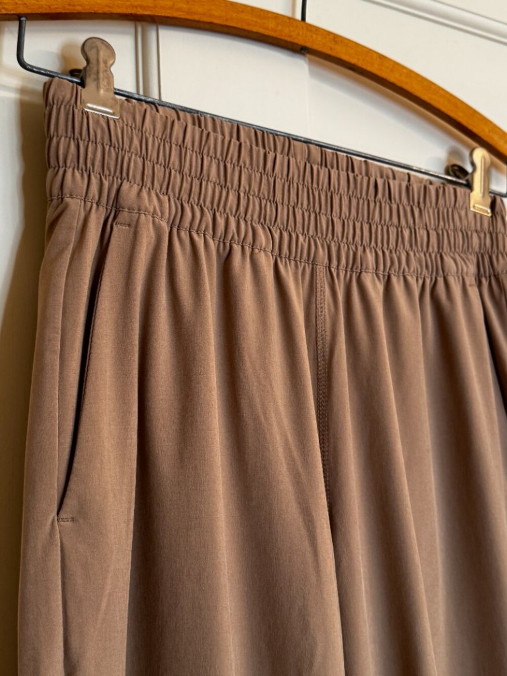 Vuori Womens Villa Wide Leg Pants Sorrel Brown Lightweight Stretch Size XS - Picture 4 of 16